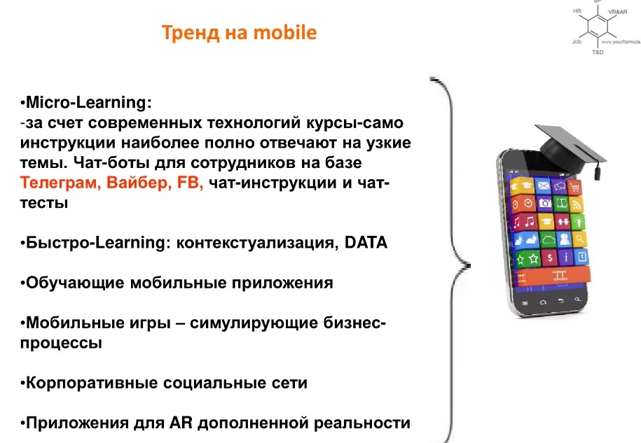 мобильное обучение